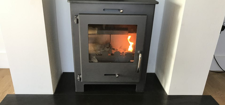 Smeg Wood Burning Stove Installation in North Bergen, NJ